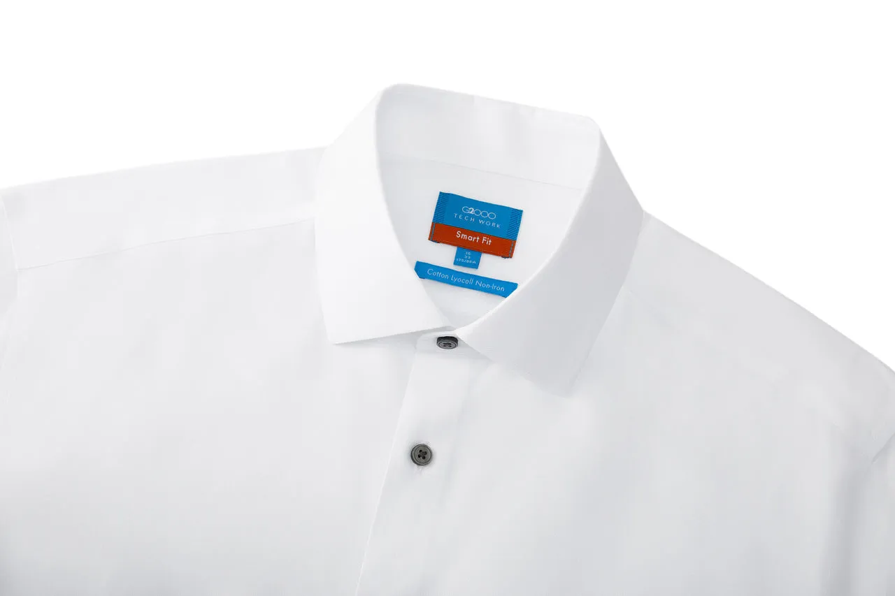 Non-Iron Super Soft Lyocell Blend Oxford Shirt in Smart Fit